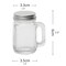 Kitcheniva Mini Leakproof Glass Mason Jars (4 Pcs) - For Expresso, Jam & Honey